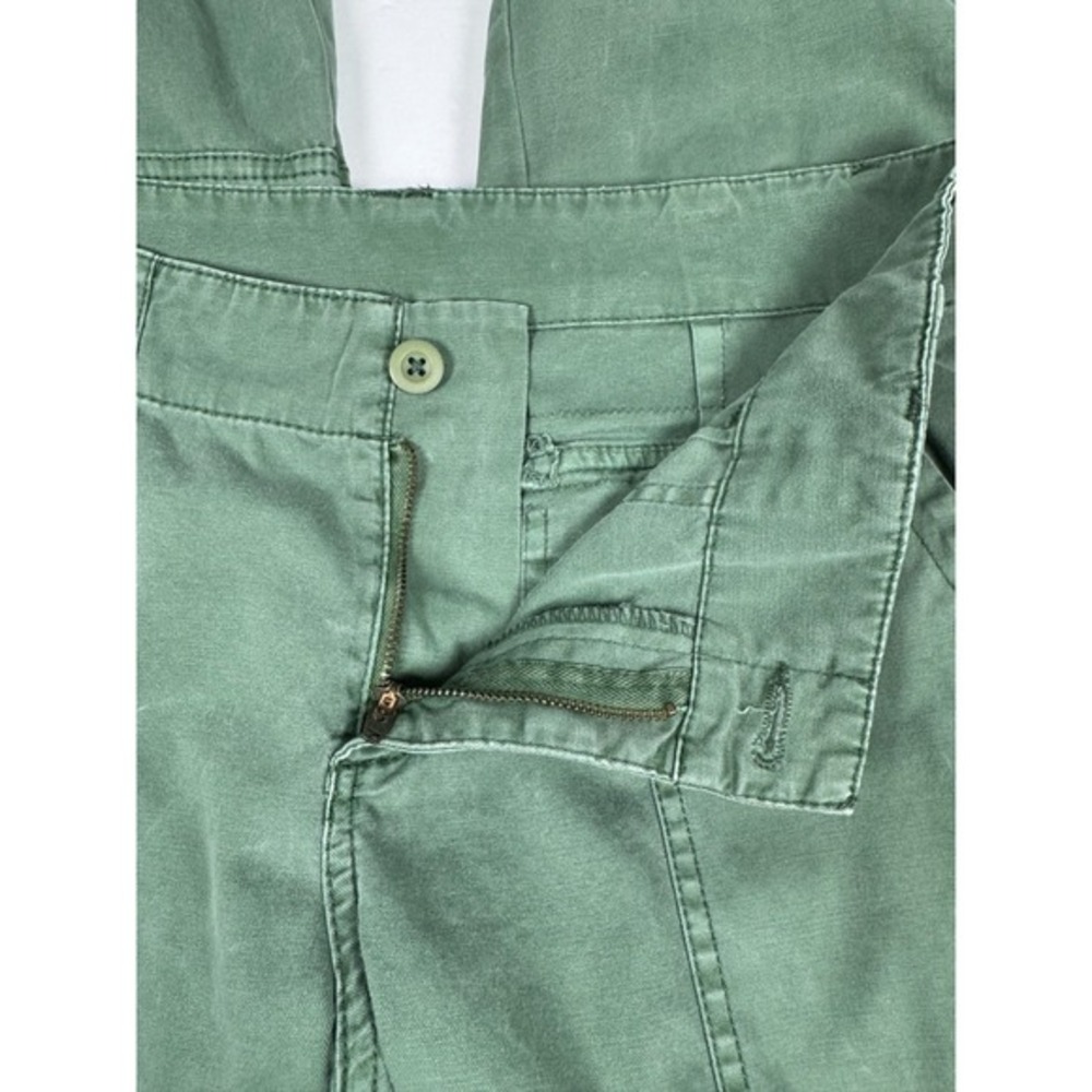 Sundance Cargo Pants Womens 8 Green Cotton Stretch Utility‎ Drawstring Hem - Picture 10 of 16
